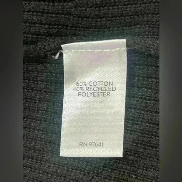 J. Jill Wearever Collection Black Long Sleeve Cardigan Pockets Women's Large - Picture 6 of 7